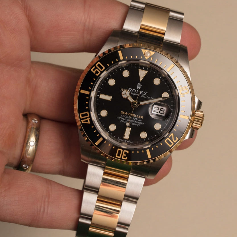 Automatic Watch Replica DeepSea Dark Gold Black Dial  100903