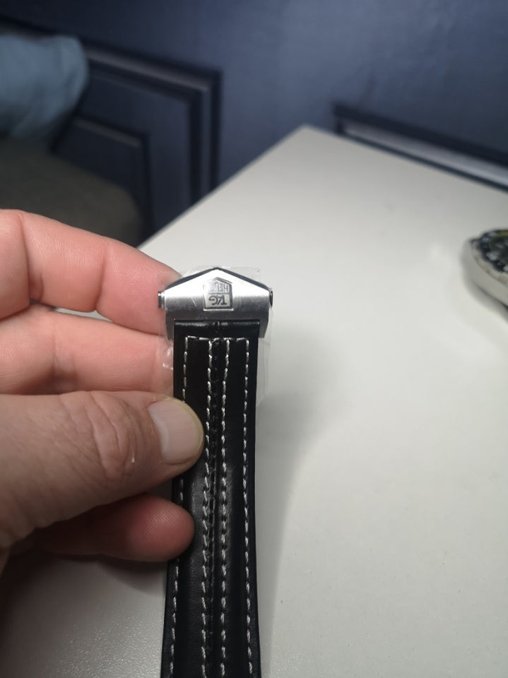 Replica Tag Porsche Carrera Leather Strap (800402)