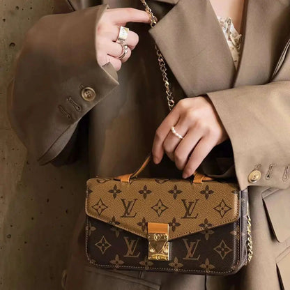Monogram Canvas Bag Hand Held Crossbody Chain Mobile Phone-18 mysite