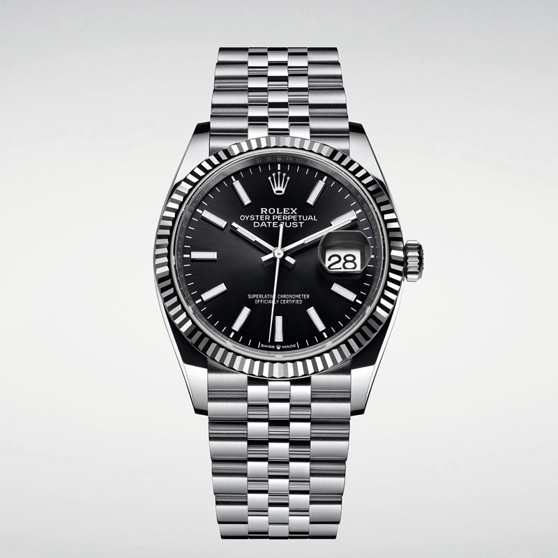 Automatic Watch for Men Replica DateJust Gold Black Dial 40mm R061202