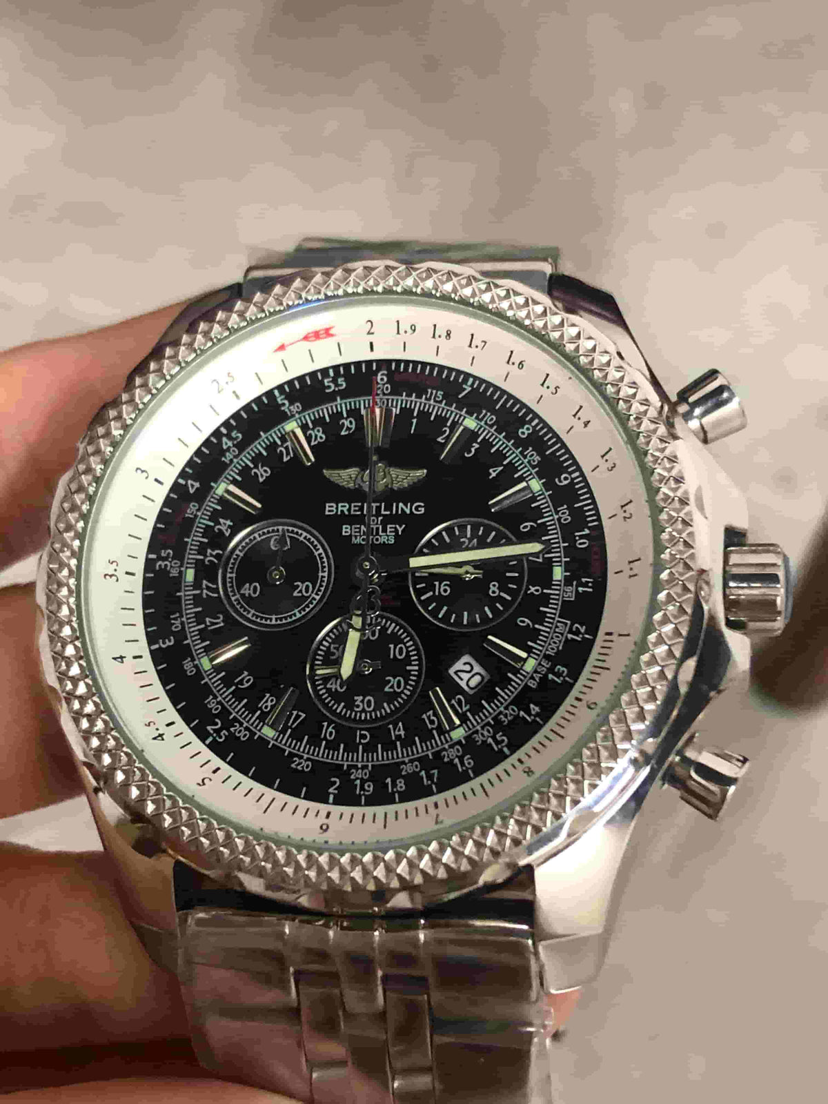 Replica Stainless Steel Japanese Vk63 Quartz Movement Watch BL50