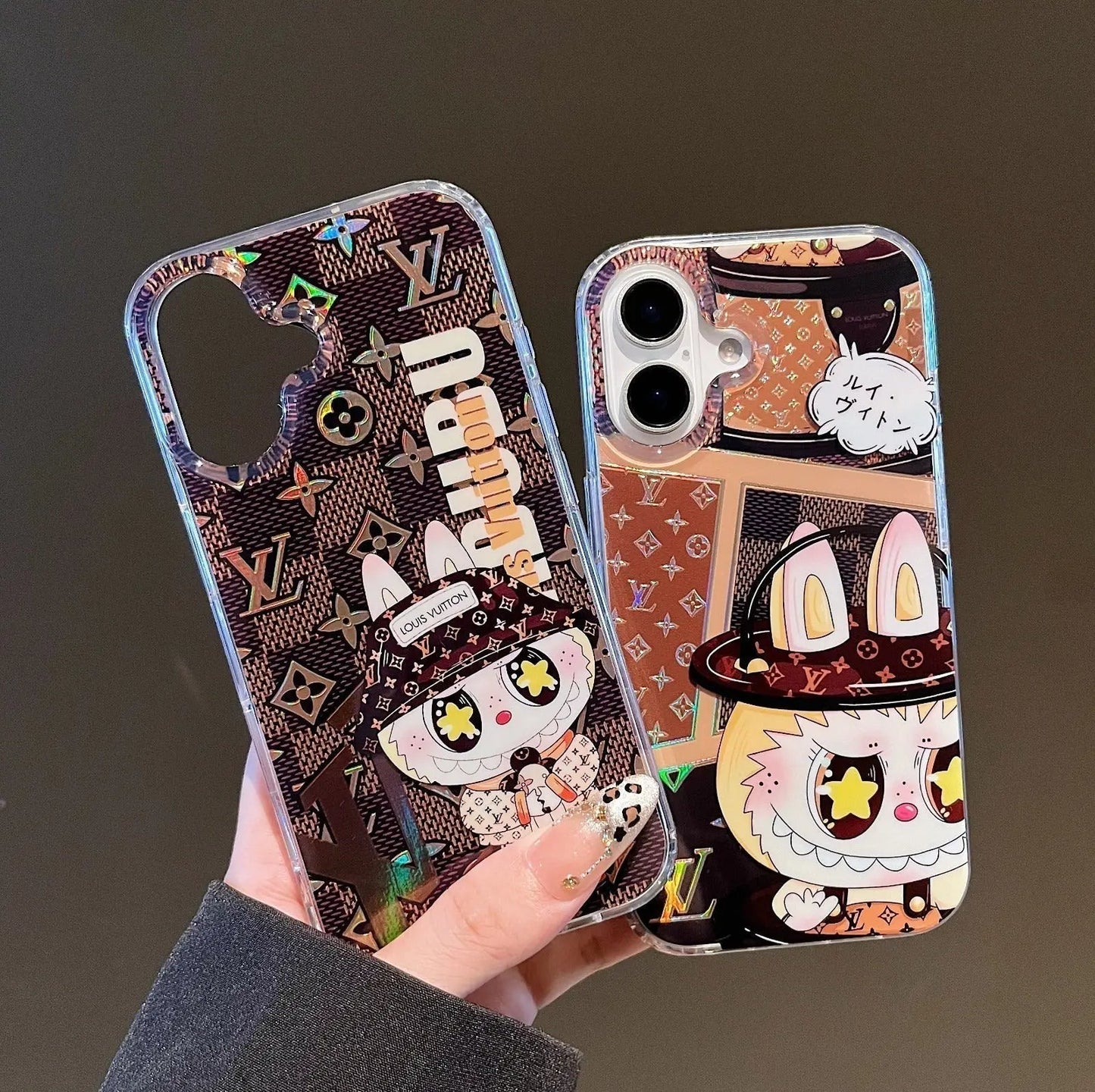 Luxury Labubu L & V iPhone Case – Cute Meets Class-s2 mysite
