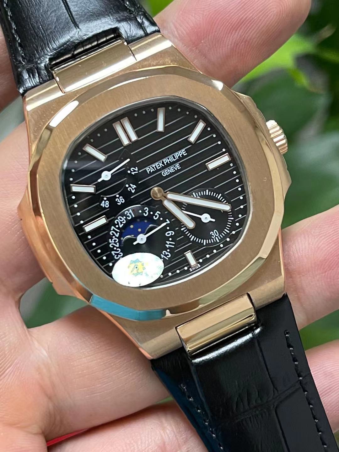 Replica Nautilus 904l Moonphase Stainless Steel Automatic Mechanical Watch 39mm