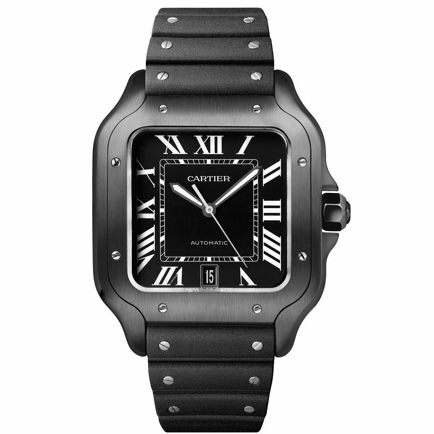 Replica Santos 904l Stainless Steel Automatic Mechanical Watch 39mm-1
