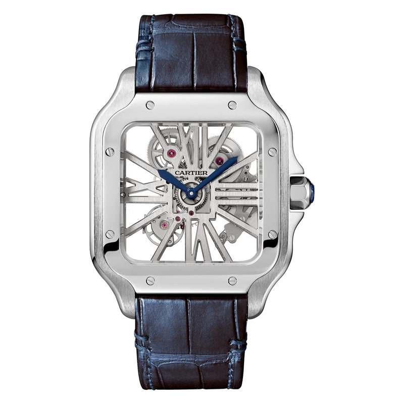 Replica Santos 904l Stainless Steel Quartz Watch 38mm-1