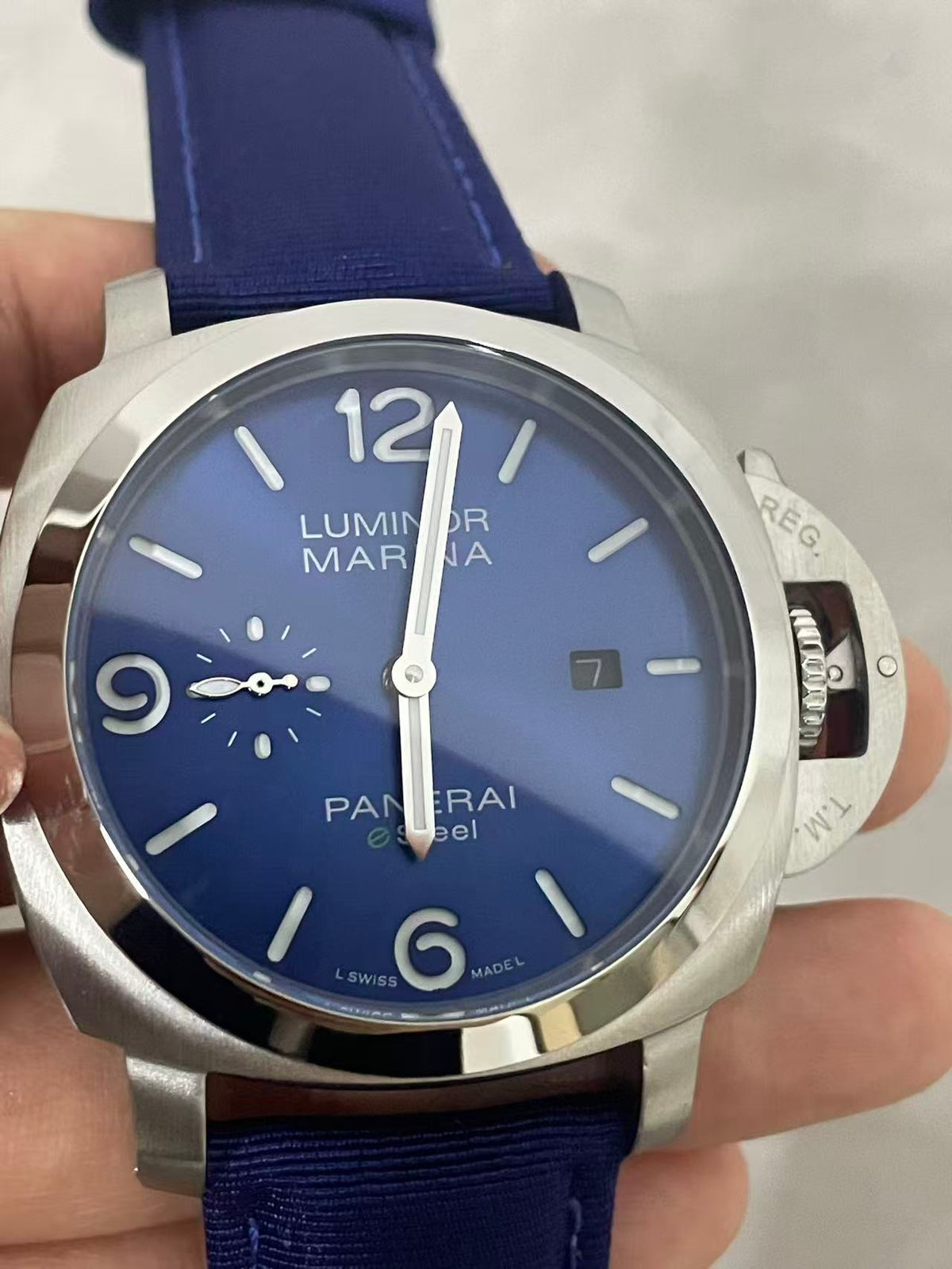Replica LUMINOR 904L Stainless Steel Automatic Mechanical Watch Mens Watches 45mm