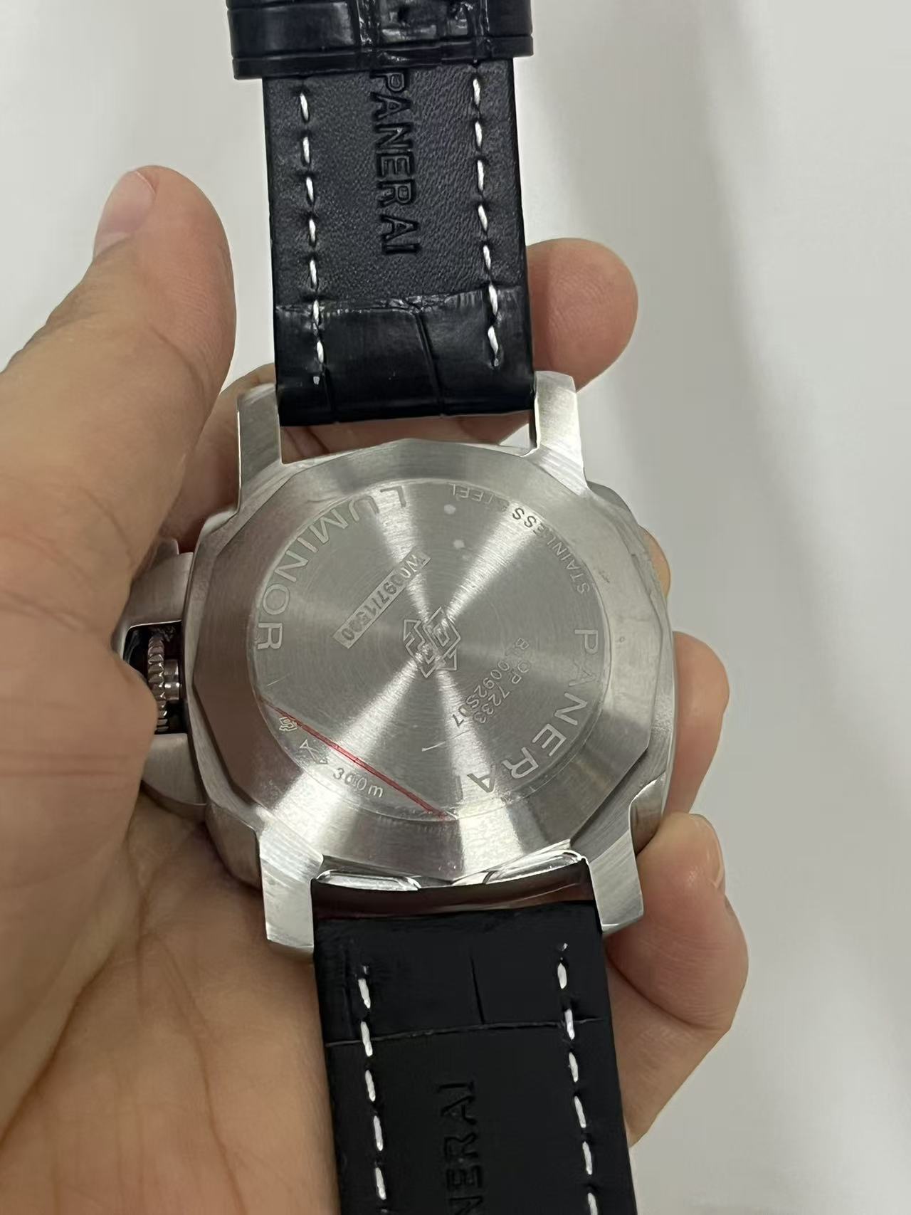 904l LUMINOR Stainless Steel Automatic Mechanical Watch Leather Strap Mens Watches 45MM