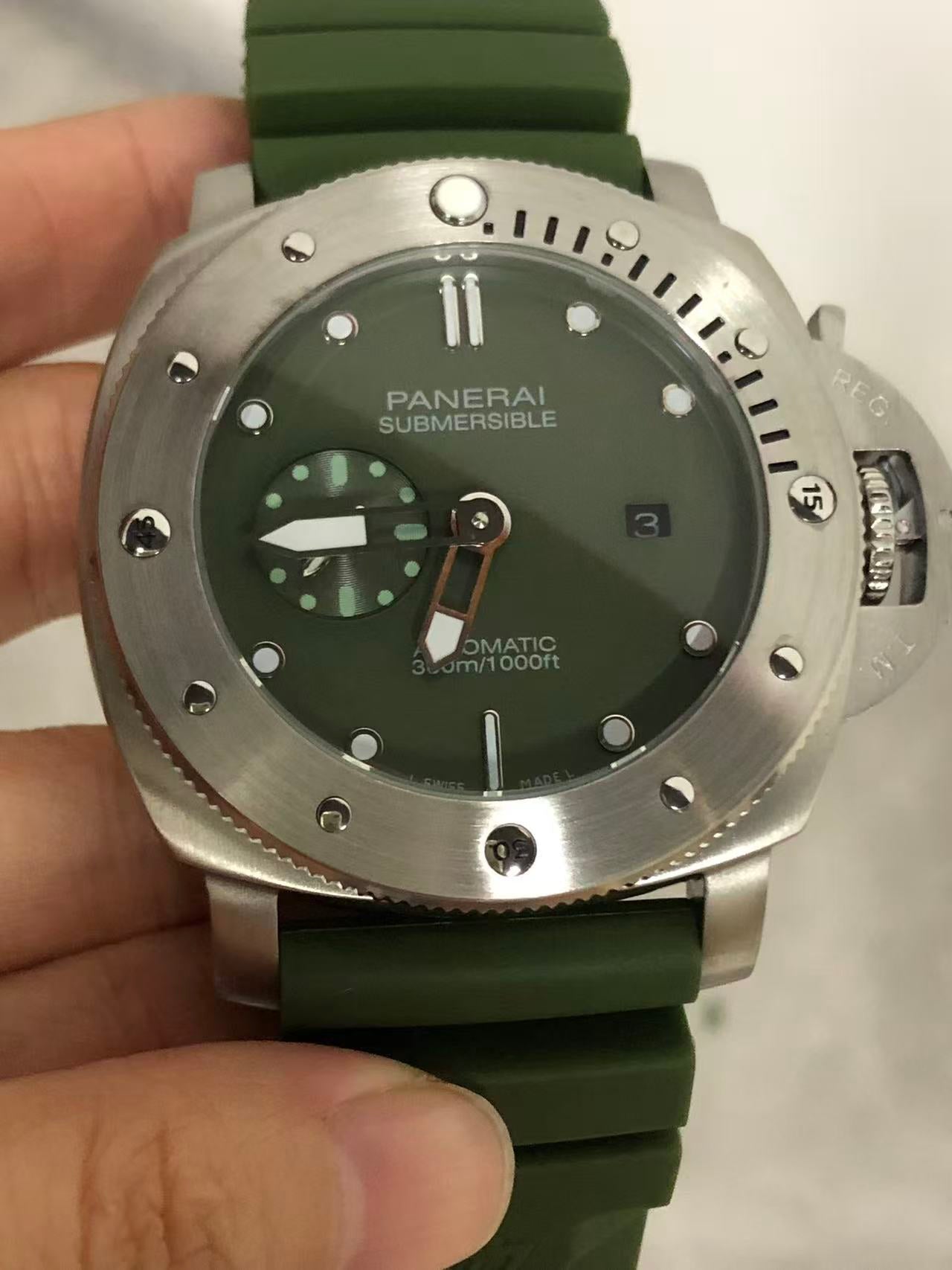 Replica SUBMERSIBLE 904L Stainless Steel Automatic Mechanical Watch Mens Watches 47mm