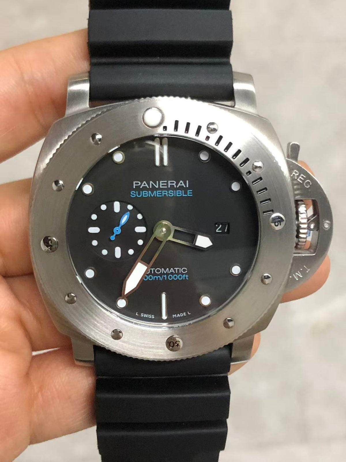 Replica SUBMERSIBLE 904L Stainless Steel Automatic Mechanical Watch Mens Watches 47mm