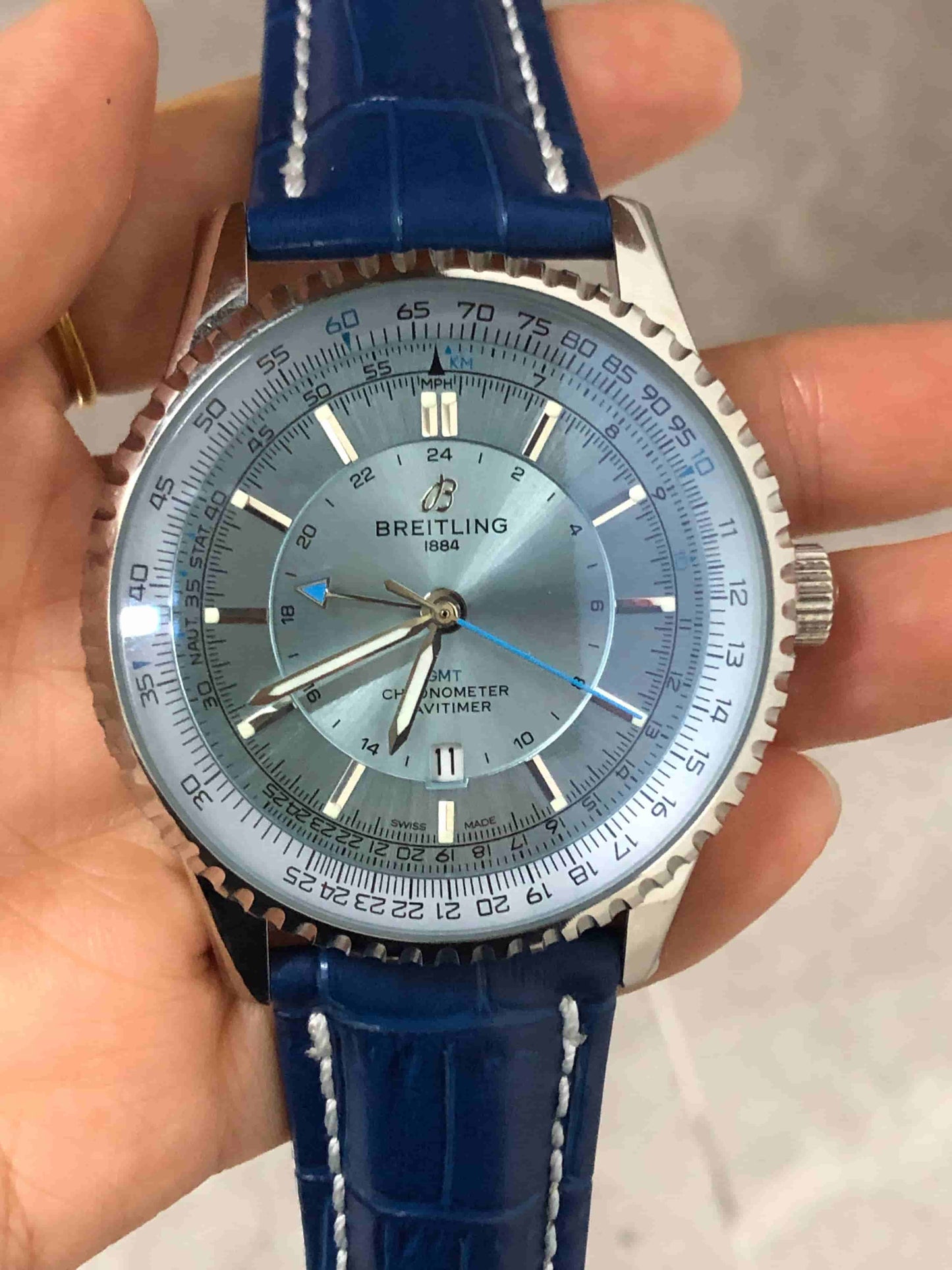 Replica Stainless Steel Japanese Vk Quartz Movement Watch BL175