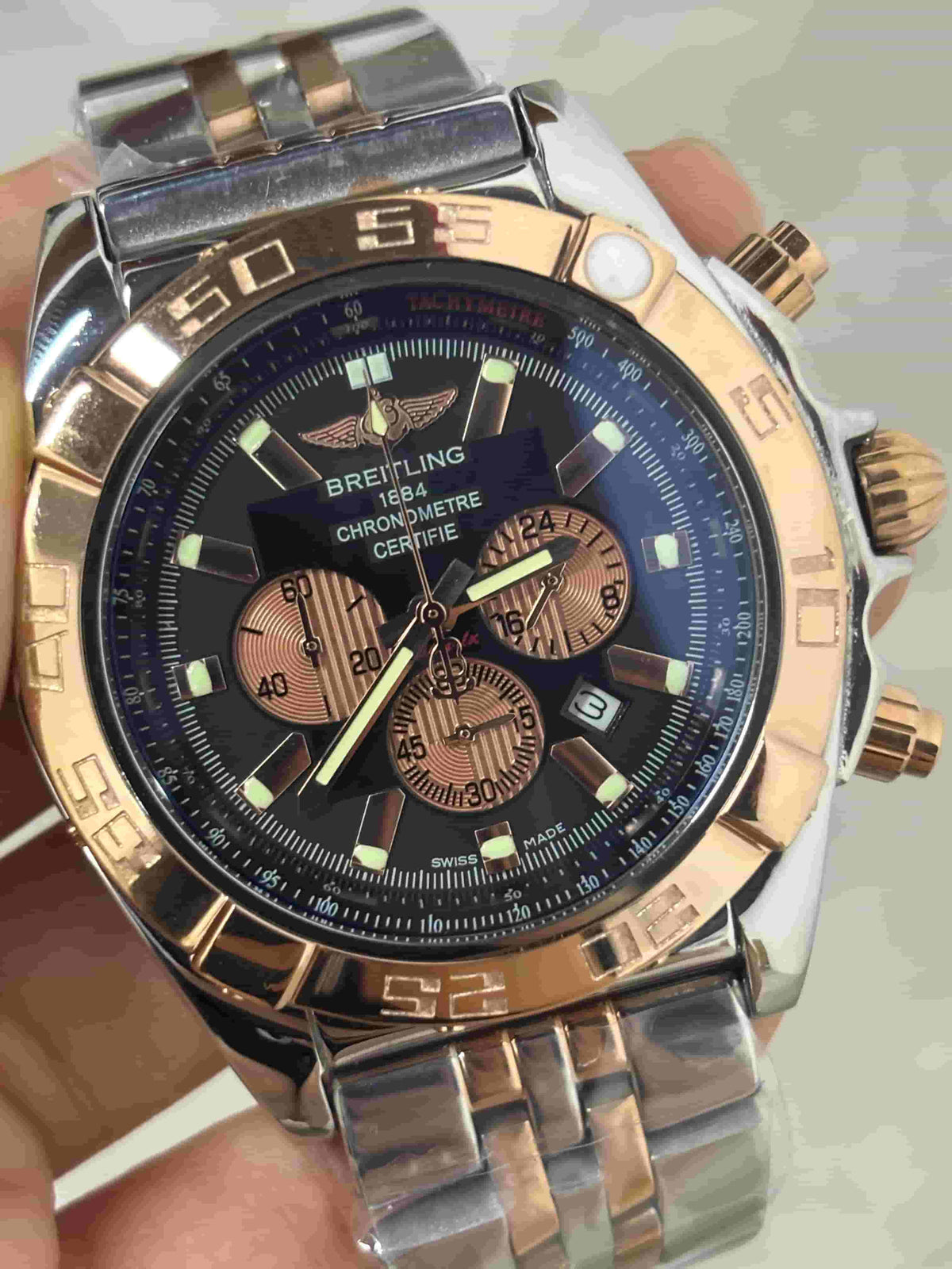 Replica Stainless Steel Japanese Vk Quartz Movement Watch BL178
