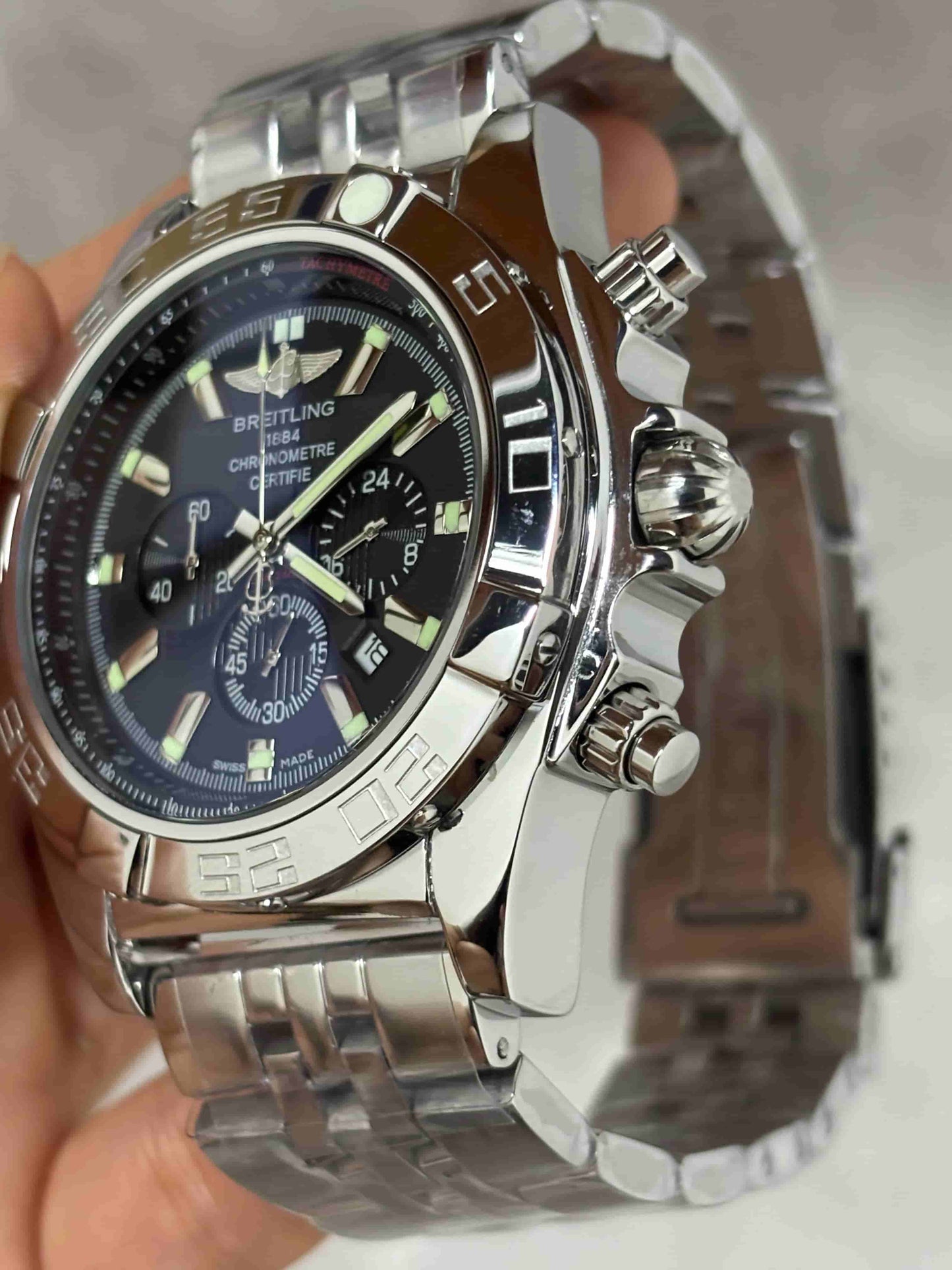 Replica Stainless Steel Japanese Vk63 Quartz Movement Watch BL128
