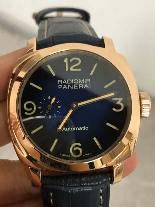 Replica LUMINOR DUE 904L Stainless Steel Automatic Mechanical Watch Mens Watches 44mm