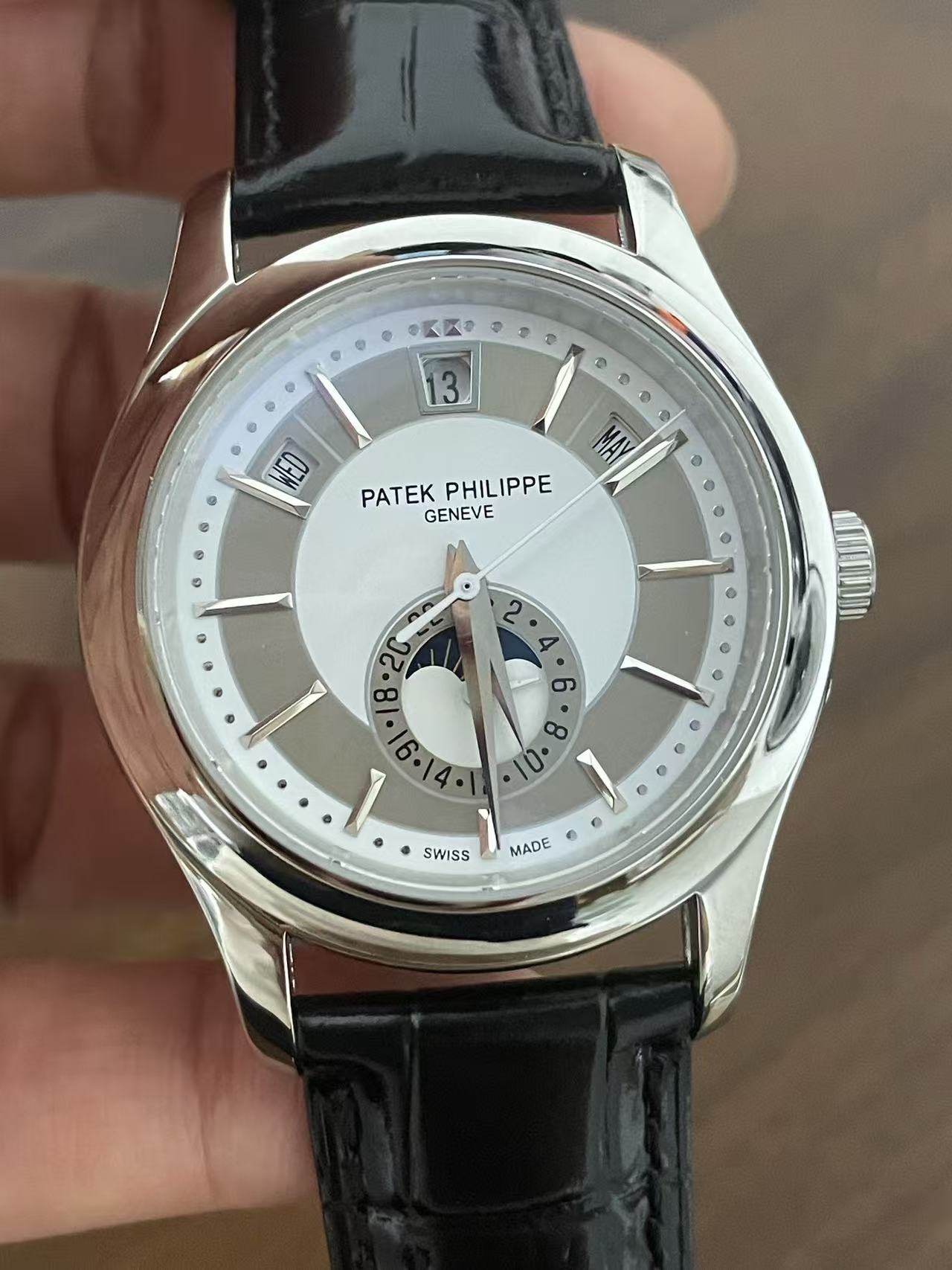 Replica 5205R 904l Stainless Steel Automatic Mechanical Watch 40mm