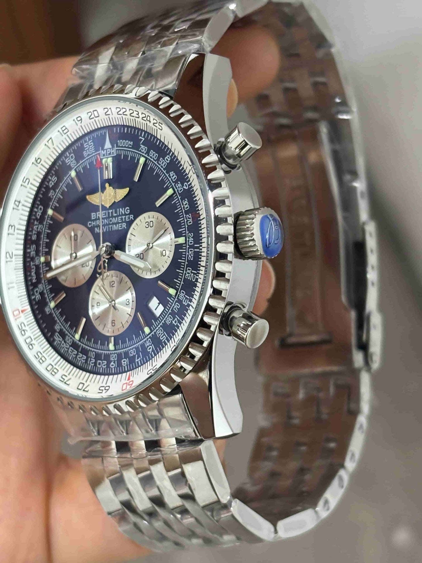 Replica Stainless Steel Japanese Vk63 Quartz Movement Watch BL75