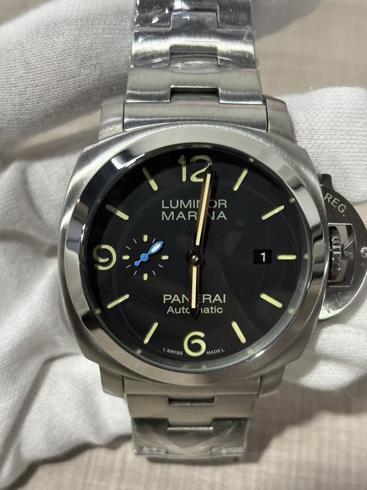 Replica LUMINOR 904L Stainless Steel Automatic Mechanical Watch Mens Watches 46mm