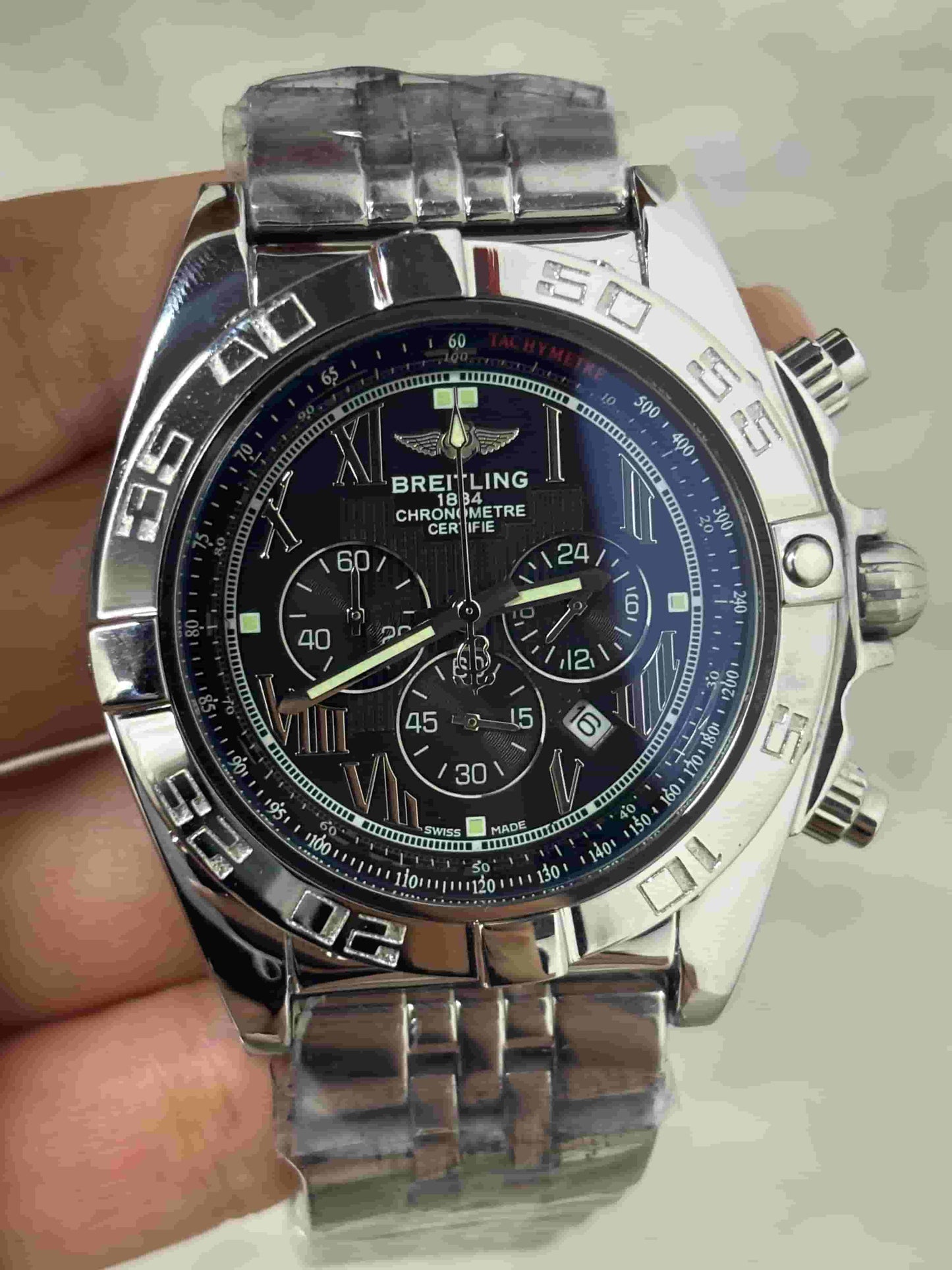 Replica Stainless Steel Japanese Vk Quartz Movement Watch BL179