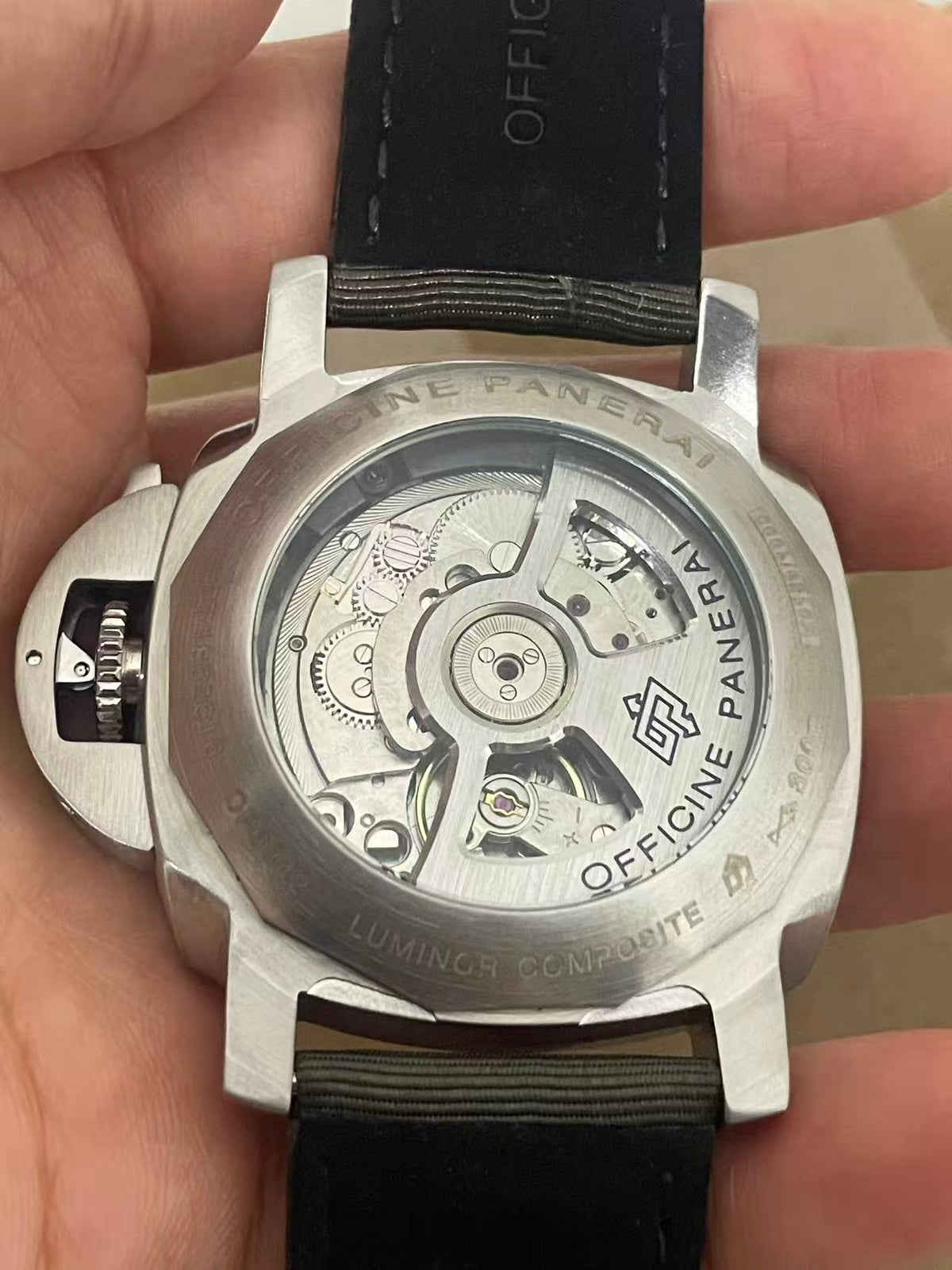 Replica LUMINOR 904L Stainless Steel Automatic Mechanical Watch Mens Watches 45mm PAM01358