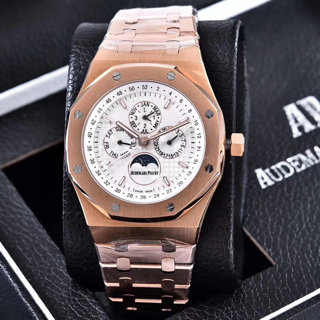 Replica Royal Oak Moonphase 904l Stainless Steel Automatic Mechanical Watch 42mm