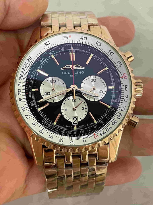 Replica Stainless Steel Japanese Vk63 Quartz Movement Watch BL105A