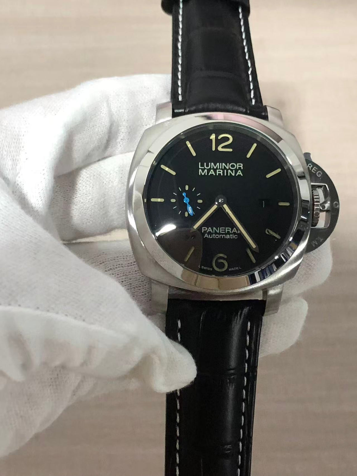 Replica LUMINOR 904L Stainless Steel Automatic Mechanical Watch Mens Watches 45mm