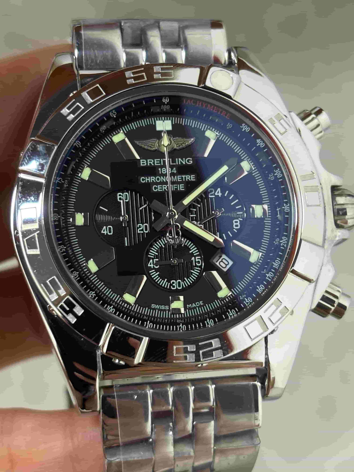 Replica Stainless Steel Japanese Vk63 Quartz Movement Watch BL128