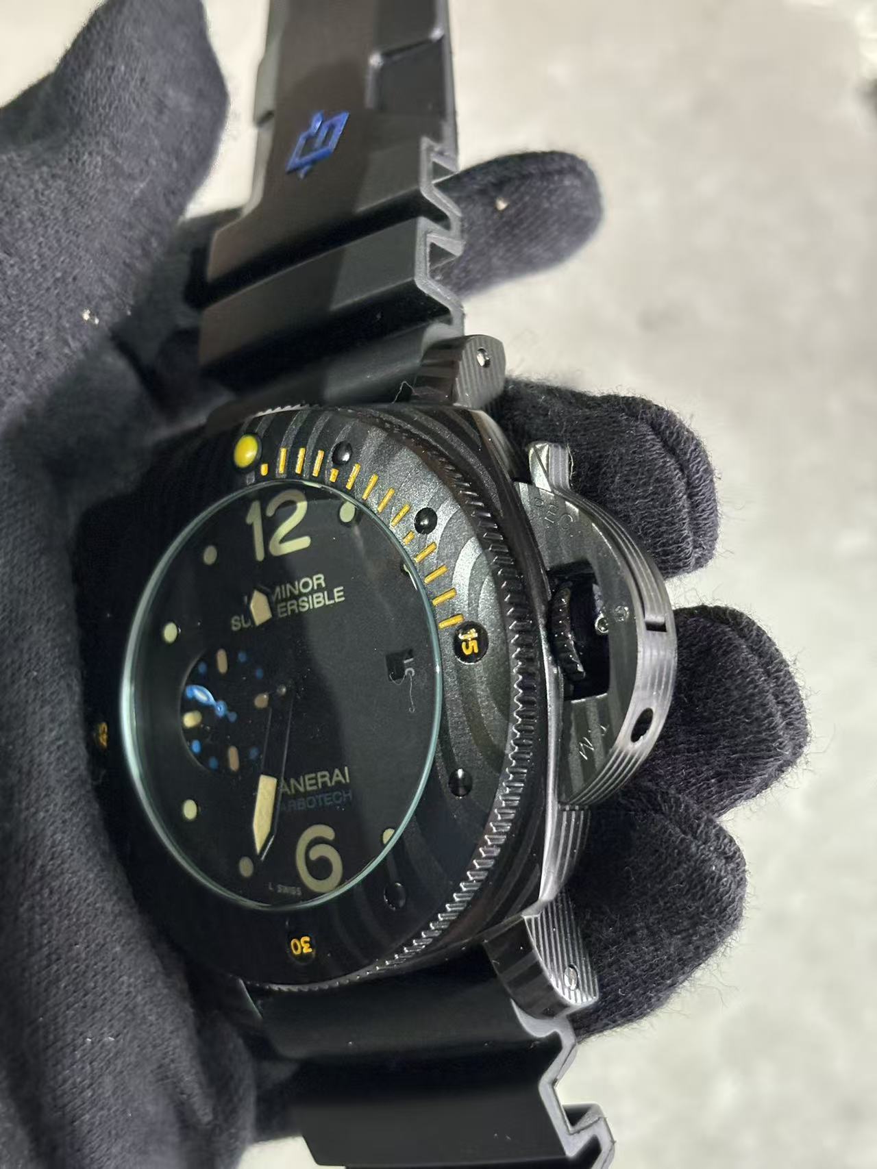 Replica SUBMERSIBLE 904L Stainless Steel Automatic Mechanical Watch Mens Watches 47MM PAM00616