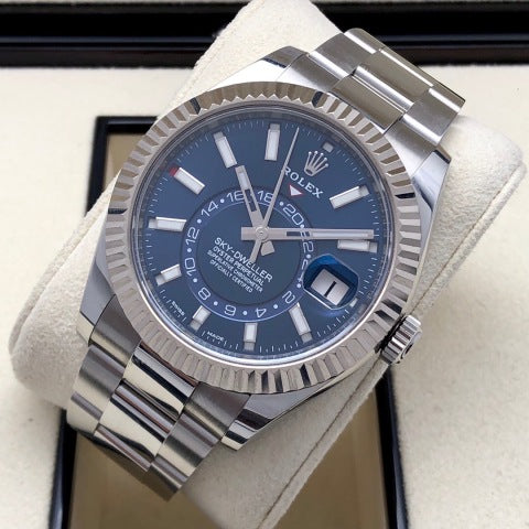 Automatic Watch for Men Replica Sky Dweller Blue Dial 40mm R061207