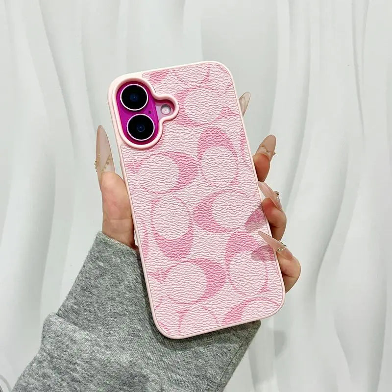 Soft Leather-Texture Protective iPhone Case-s2 mysite