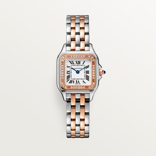 Replica Panthere 904l Stainless Steel Quartz Watch 27mm/22mm