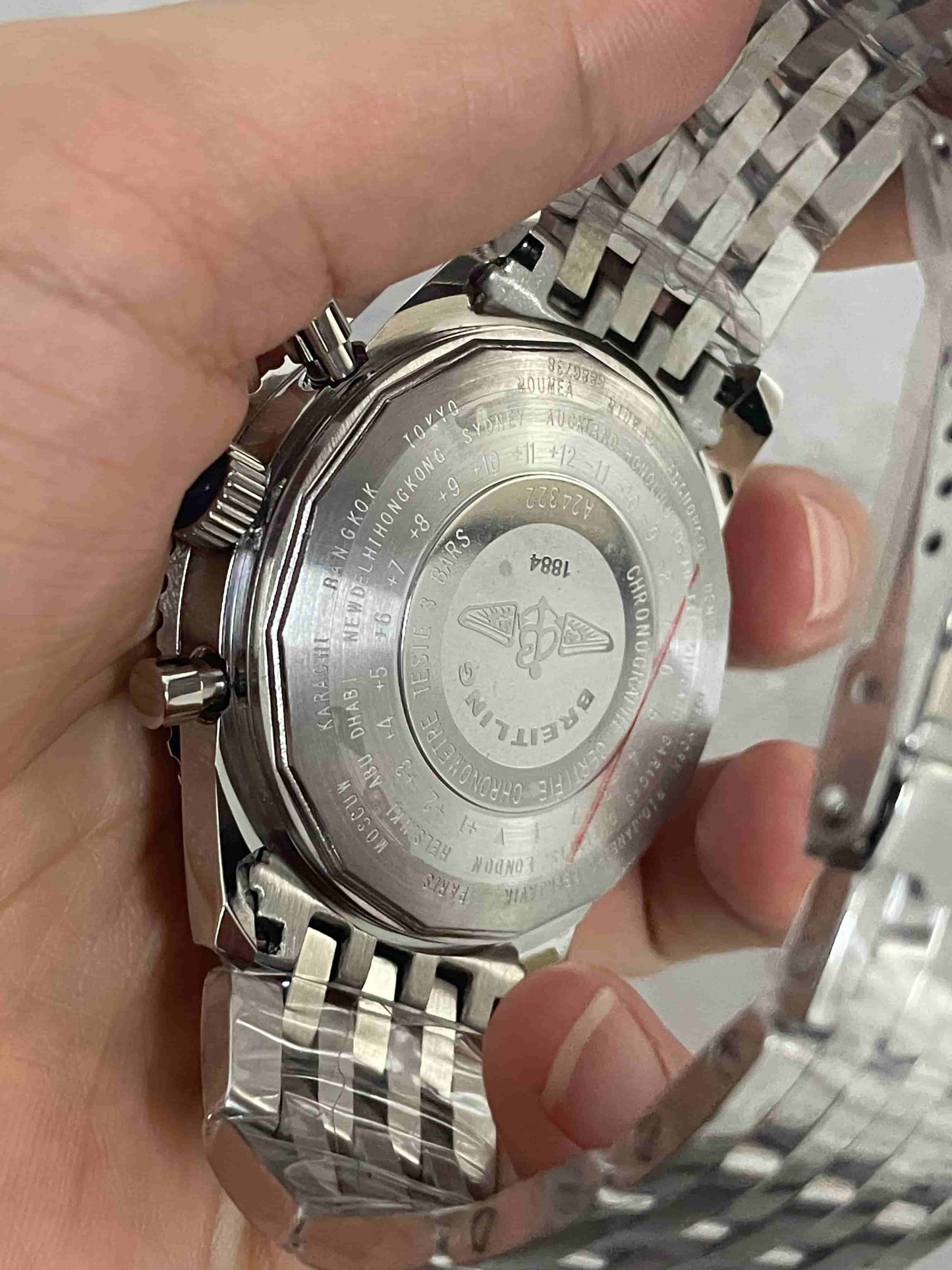 Replica Stainless Steel Japanese Vk63 Quartz Movement Watch BL85