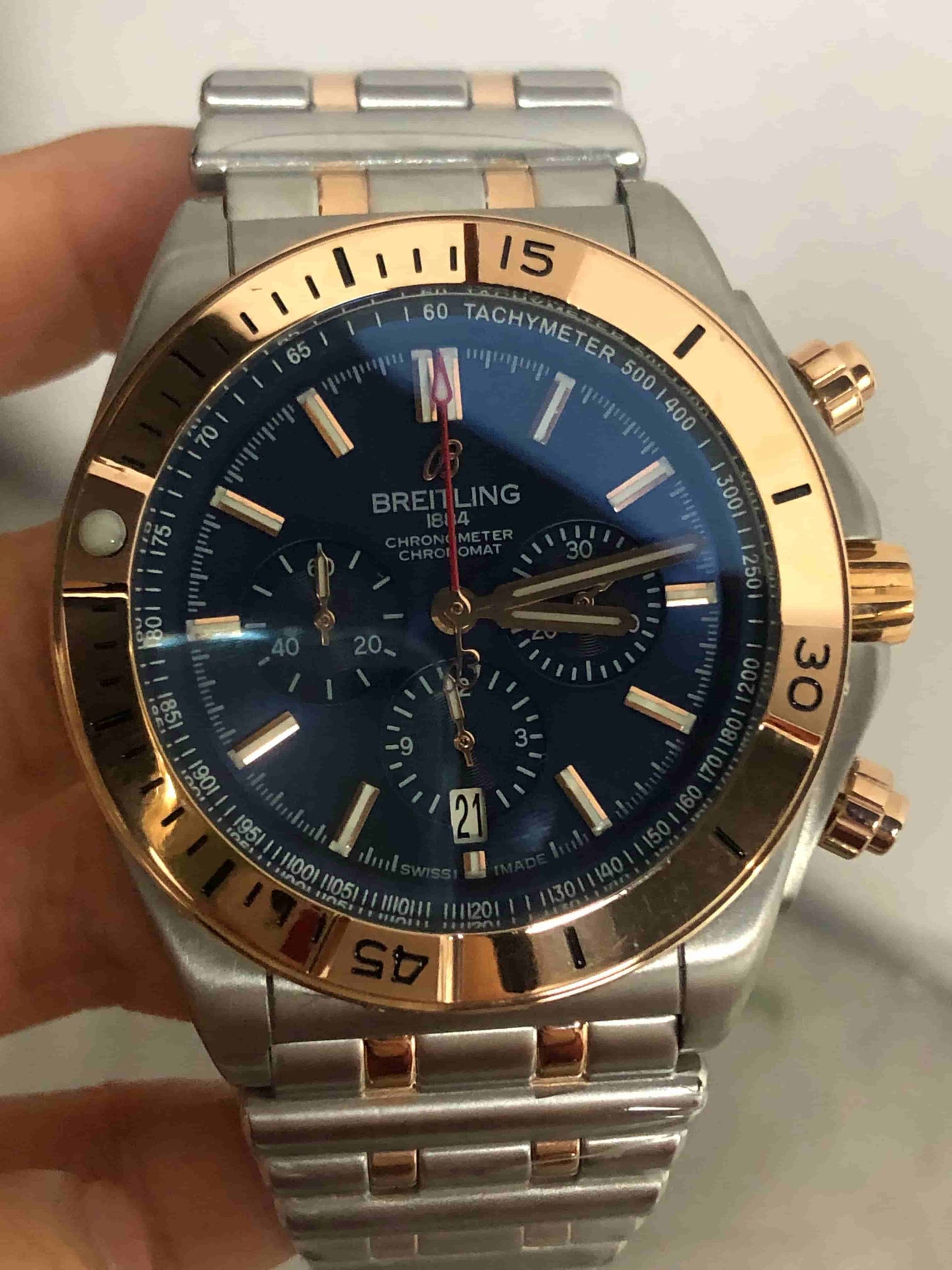 Replica Stainless Steel Japanese Vk Quartz Movement Watch BL164