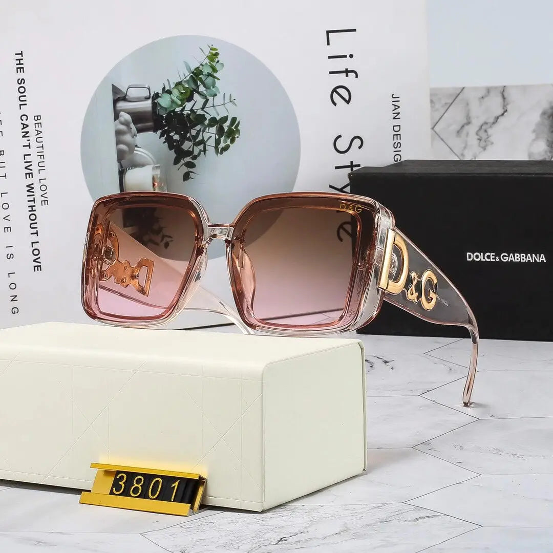 Woman's Thick Frame Fashion Sunglasses 3801s-sss62 mysite