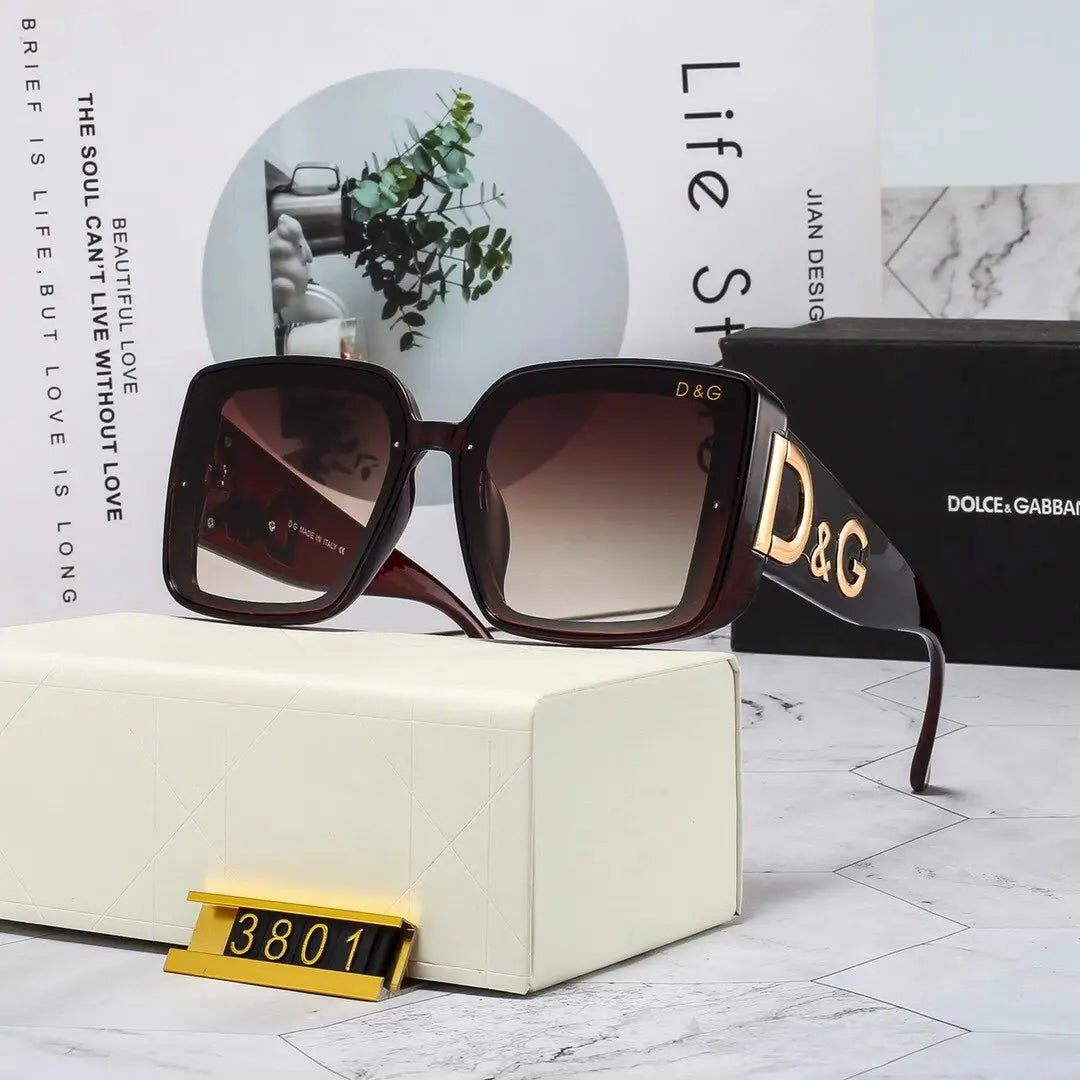Woman's Thick Frame Fashion Sunglasses 3801s-sss62 mysite