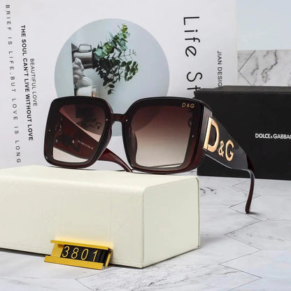 Woman's Thick Frame Fashion Sunglasses 3801s-sss62 mysite