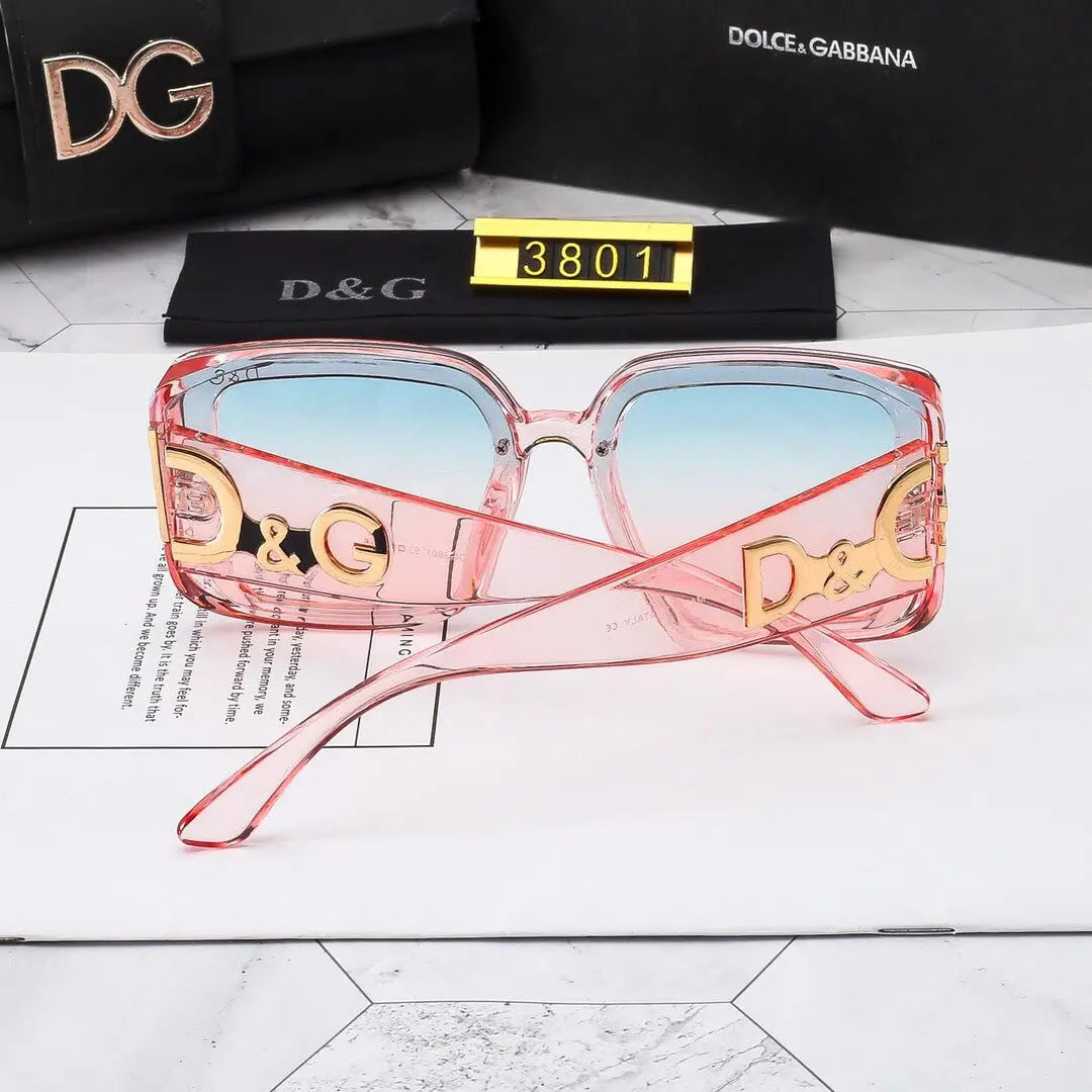 Woman's Thick Frame Fashion Sunglasses 3801s-sss62 mysite