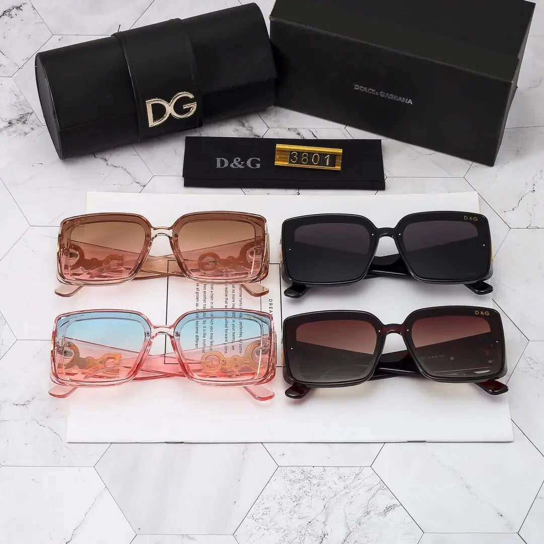 Woman's Thick Frame Fashion Sunglasses 3801s-sss62 mysite