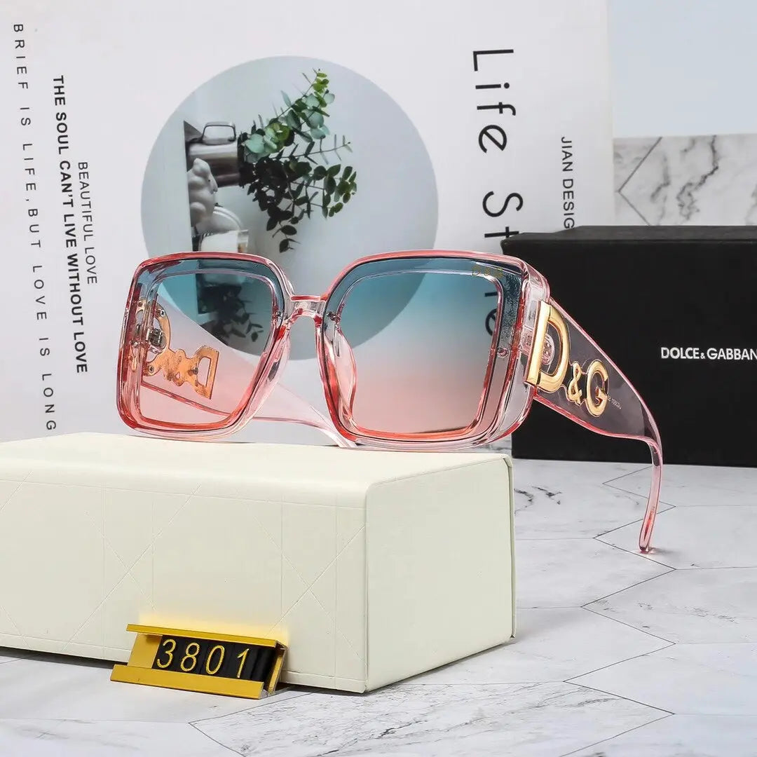 Woman's Thick Frame Fashion Sunglasses 3801s-sss62 mysite