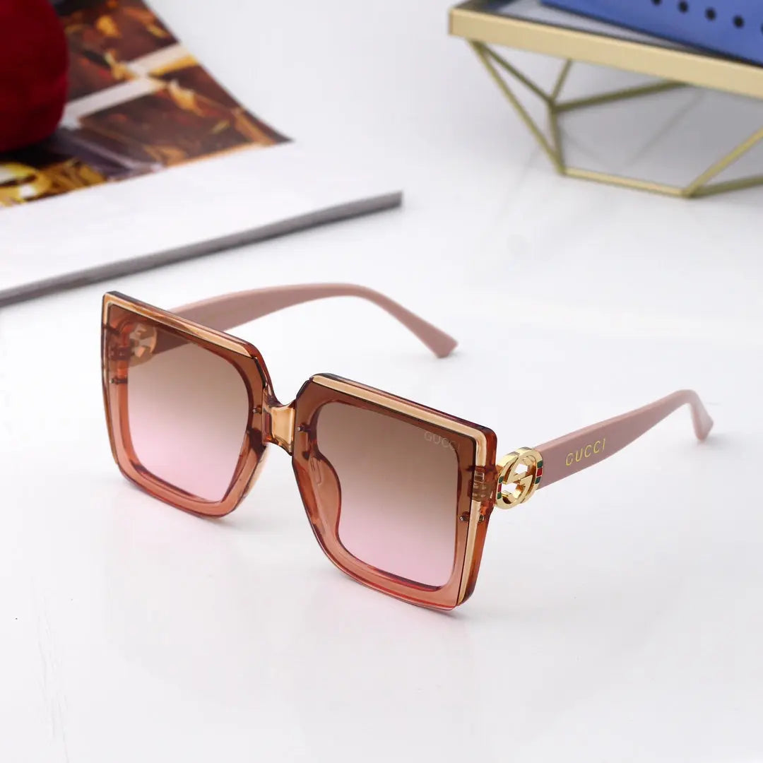 New Square Frame Environmentally Friendly PC Sunglasses 7139s-sss62 mysite