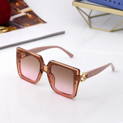 New Square Frame Environmentally Friendly PC Sunglasses 7139s-sss62 mysite