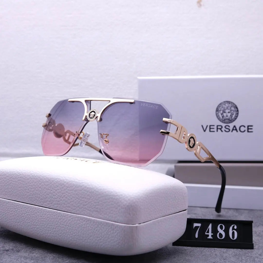 Stylish Medusa Rimless Sunglasses 7486s-sss62 mysite