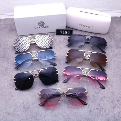 Stylish Medusa Rimless Sunglasses 7486s-sss62 mysite