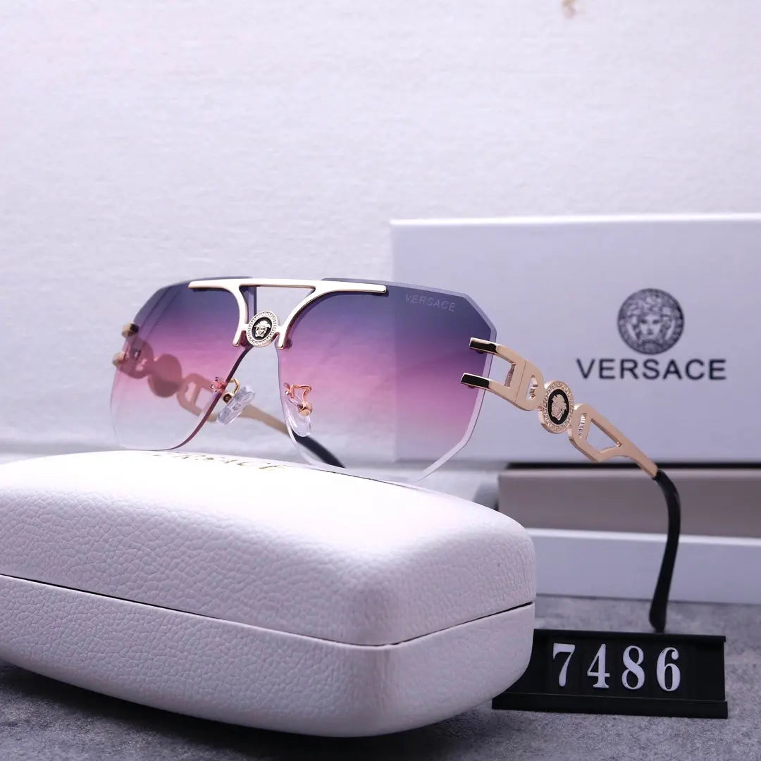 Stylish Medusa Rimless Sunglasses 7486s-sss62 mysite