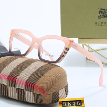 Fashionable Cat Eye Check Glasses-s-88 mysite