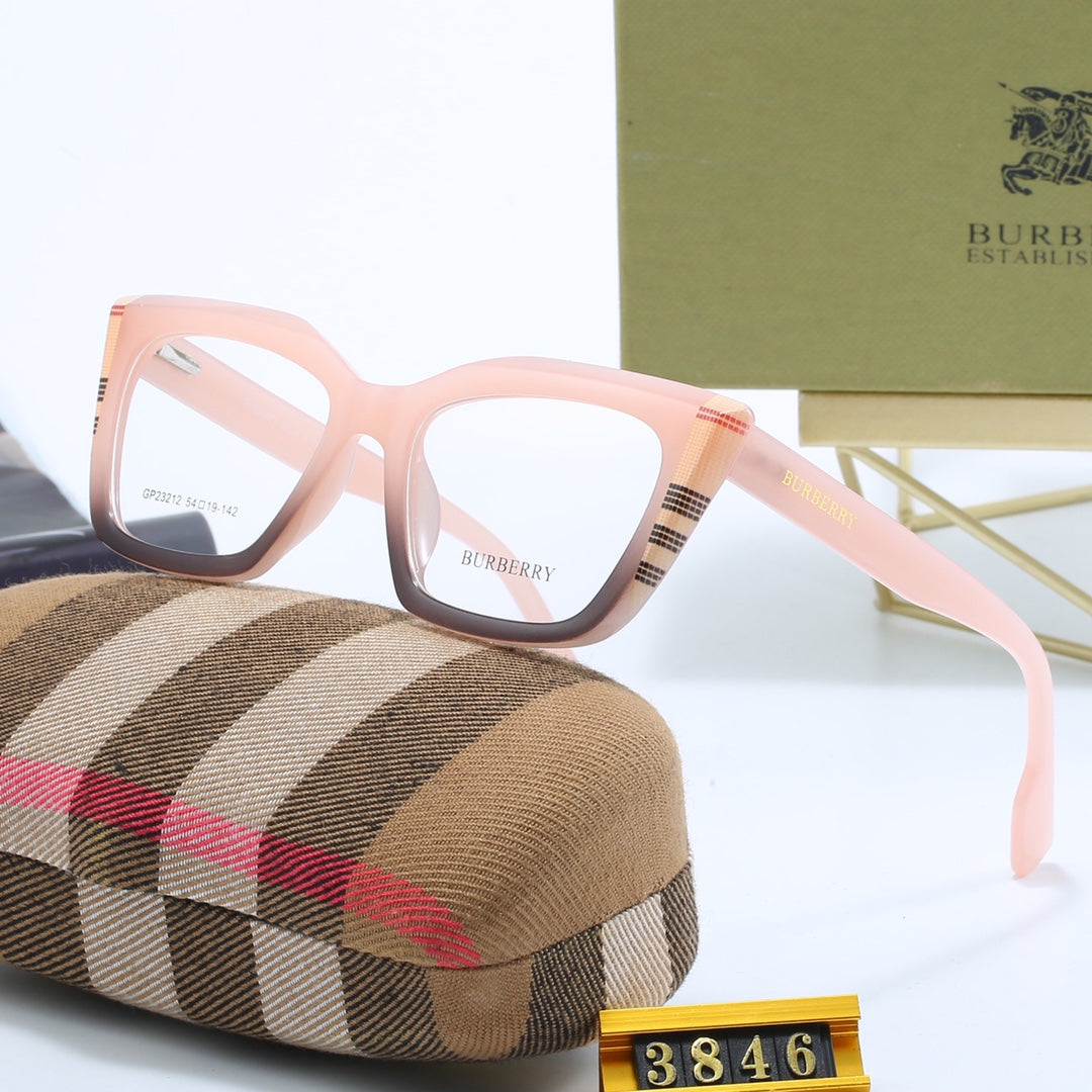 Fashionable Cat Eye Check Glasses-s-88 mysite
