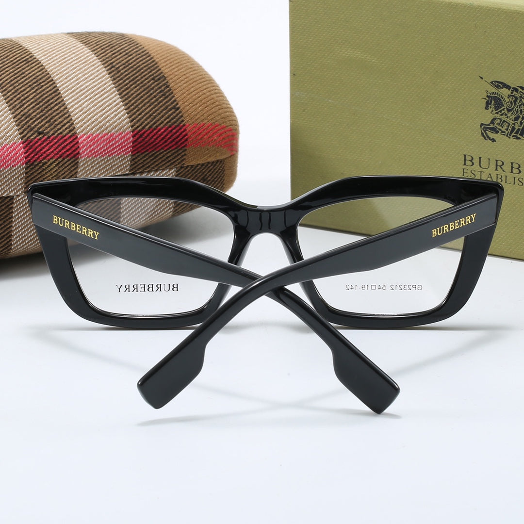 Fashionable Cat Eye Check Glasses-s-88 mysite