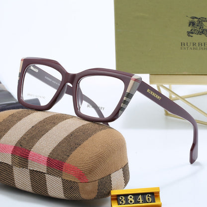 Fashionable Cat Eye Check Glasses-s-88 mysite