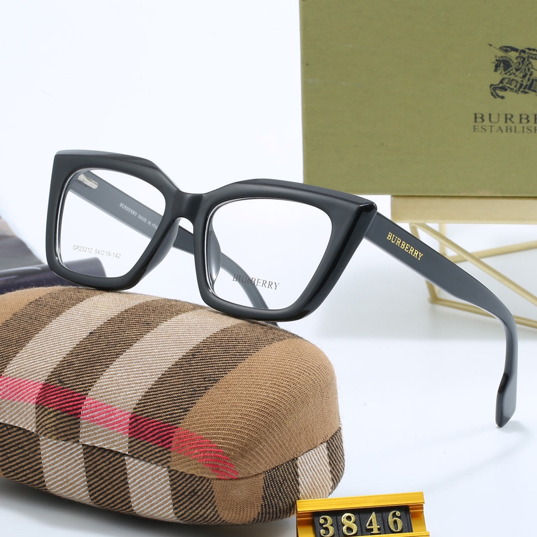 Fashionable Cat Eye Check Glasses-s-88 mysite