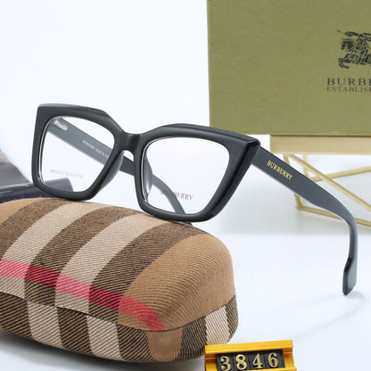 Fashionable Cat Eye Check Glasses-s-88 mysite