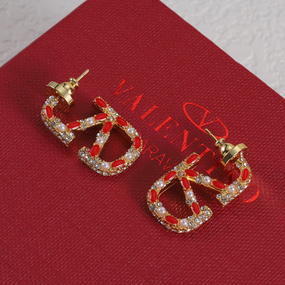 Colored Diamond Pearl Earrings-1 mysite
